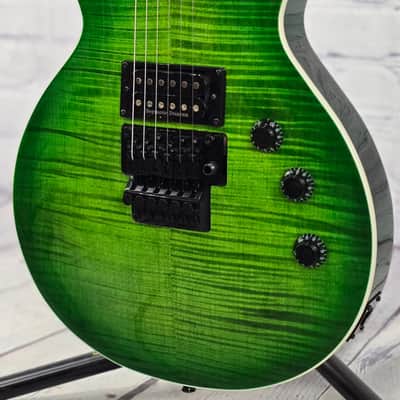 ESP LTD AS-1 Alex Skolnik 6 String Floyd Rose Electric Guitar Lime Burst image 3