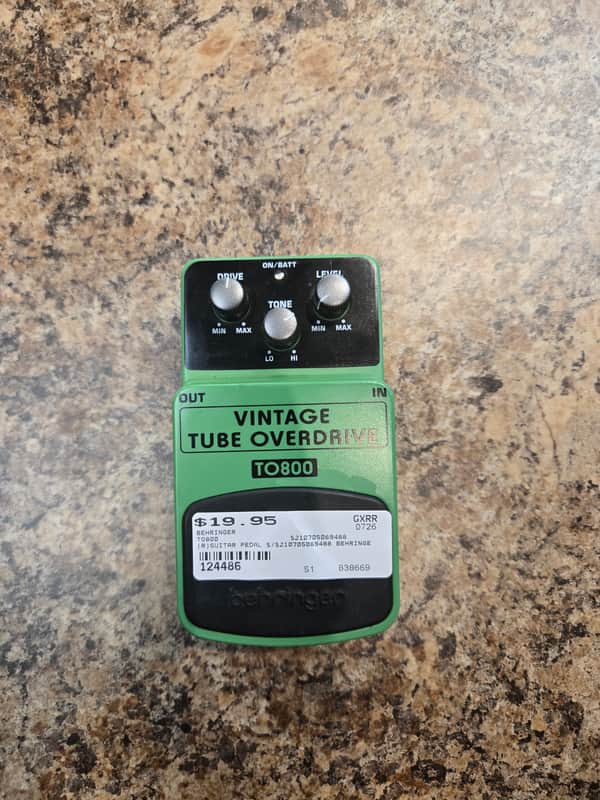 Behringer TO800 Vintage Tube Overdrive