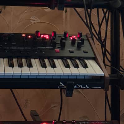 Sequential OB-6 49-Key 6-Voice Polyphonic Synthesizer 2018 - Present - Black with Wood Sides image 5