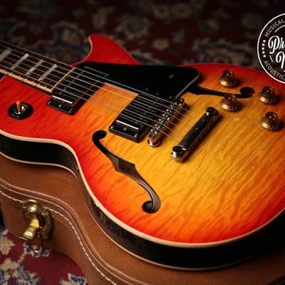 2015 Gibson USA Memphis Les Paul ES Semi Hollow Cherry Sunburst image 12