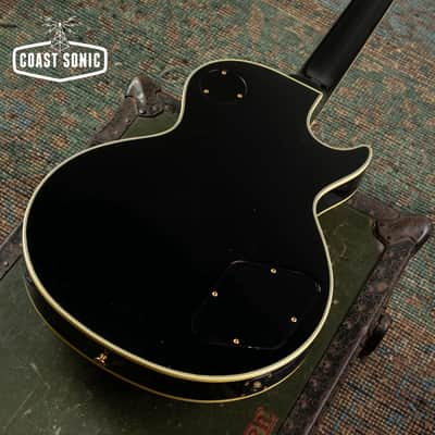 1990 Greco LEFT HAND EGC600 Made in Japan Black Beauty Custom Fujigen Lefty image 10
