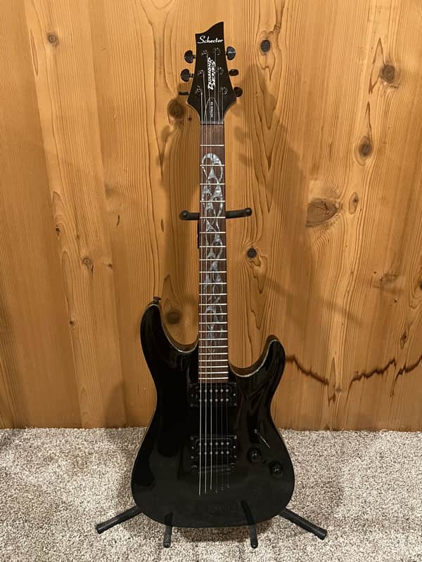 2003 Schecter HOTROD '39 -Diamond Series - Gloss Black | Reverb