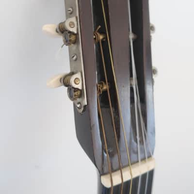 Antique 1890s Unknown Classical Baroque Parlor Guitar Exquisite Inlays Wood Rosewood Mahogany Martin Regal Washburn Possibly Made By Aubry-Maire or Jérôme Thibouville-Lamy (J.T.L.) Mirecourt, France image 12