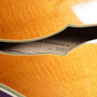 1946 Epiphone Emperor Carved-Top Electrified Archtop Guitar (VIDEO! Fresh Work, Ready) Bild 25