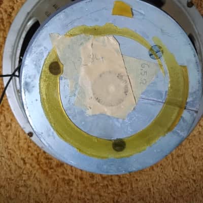 RARE Celestion matching pair 1969  Pre-ROLA Greenback T1234 G12H 30 watt 8 ohm pulsonic cones image 10