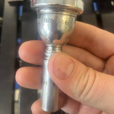 Bach 6 1/2 AL Large Shank Trombone Mouthpiece Mid 1970s - Silver image 1