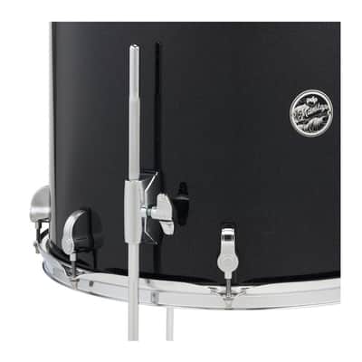 PDP Mainstage 5pc w/HW, Paiste Cym, Throne, Black Sparkle image 6