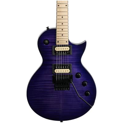 Kramer Assault Plus Electric Guitar, Transparent Purple Burst image 1