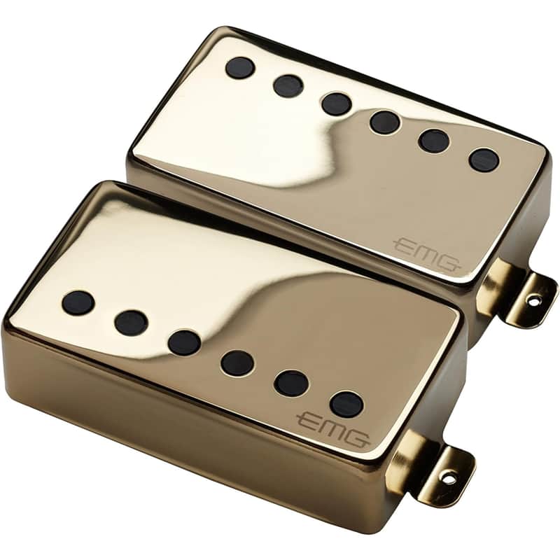 EMG JH James Hetfield Electric Guitar Pickup Set, Gold image 1
