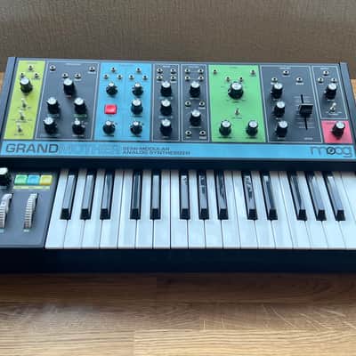 Moog Grandmother 32-Key Semi-Modular Analog Synthesizer 2018 - Present - Black / Multi-Colored Panel