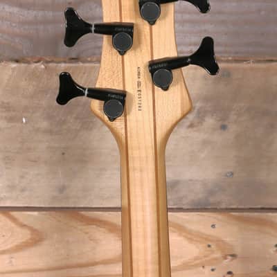 Dean Edge 4-String Fretless Bass Guitar Amber Burst "Good Condition" image 7