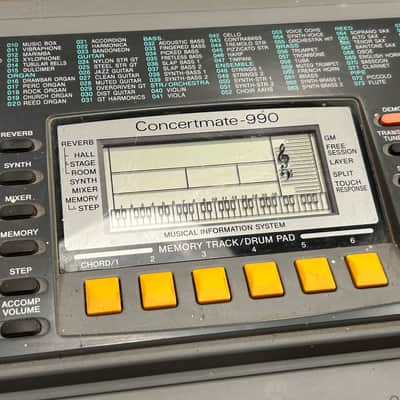 Optimus ConcertMate 990 Keyboard (Rebranded Casio CTK-601) image 2