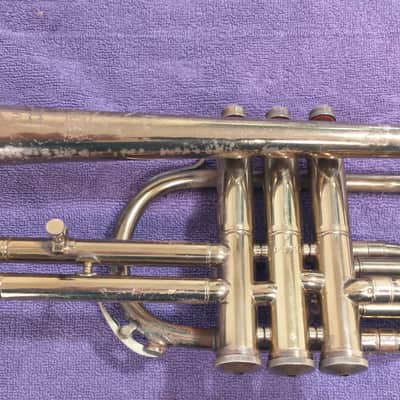 Frank Holton Collegiate cornet with rare Holton 70A mouthpiece image 1