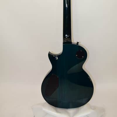 ESP EC-200QM Electric Guitar, See Thru Blue w/ Case image 15
