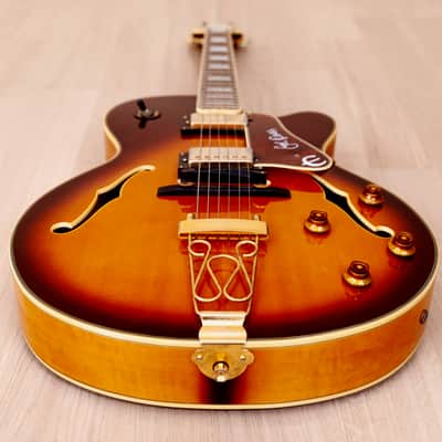 1995 Epiphone Emperor II Joe Pass Archtop Electric Guitar w/ Case, Korea Samick image 10