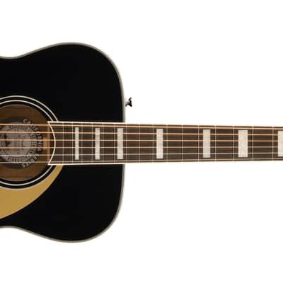 FENDER - California Vintage Malibu with Case  Gold Pickguard  Matching Headstock  Black - 0971022306 image 1