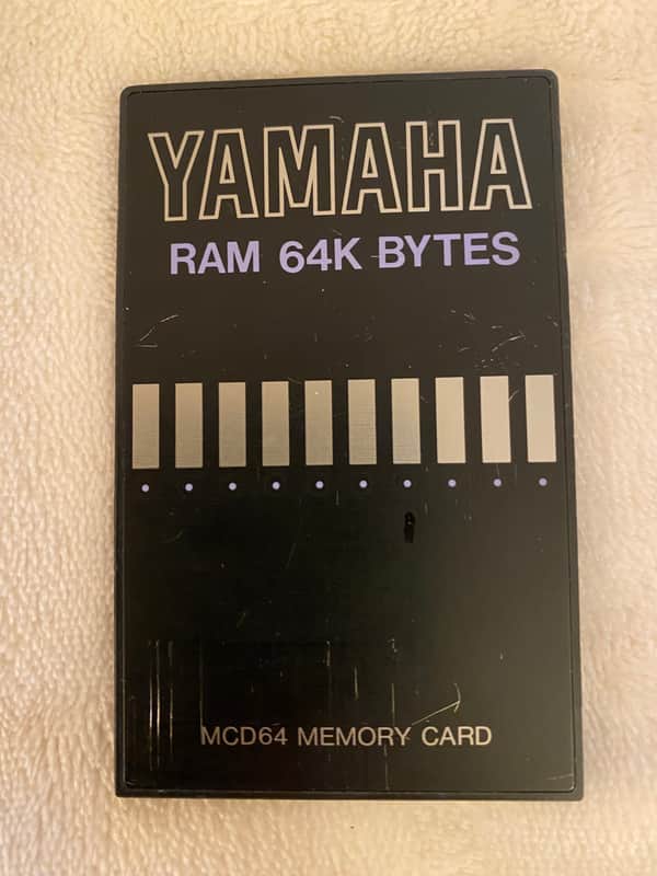 Yamaha MCD64 RAM Card Memory Card 64K for SY99/SY77/TG77 and others image 1