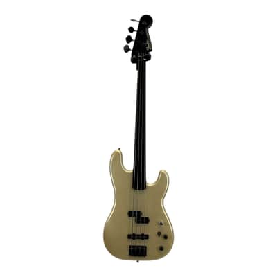 Used Fender Jazz Bass Special Fretless Bass Guitar Yellow 4-String image 2