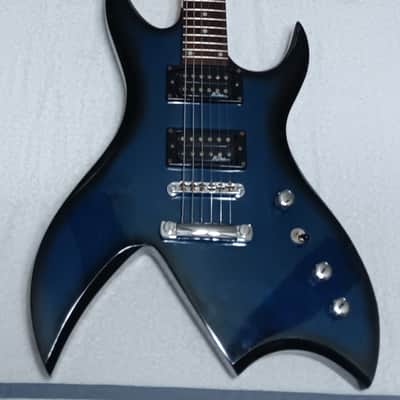 BC Rich  Bich Platinum Series Electric Guitar  - Transparent Blue image 1