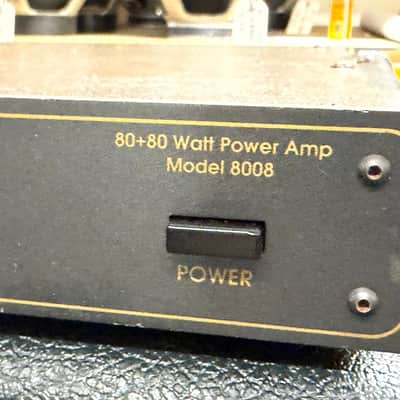 Marshall Valvestate Model 8008 80+80-Watt Guitar Power Amplifier 1991 - Black image 3