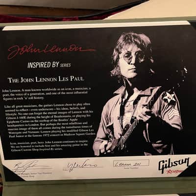 2007 201/300 Gibson Custom Shop "Inspired By" John Lennon Les Paul Junior 2007 Cherry image 11