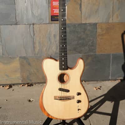 Fender Acoustasonic Telecaster, with Bag, Natural image 2