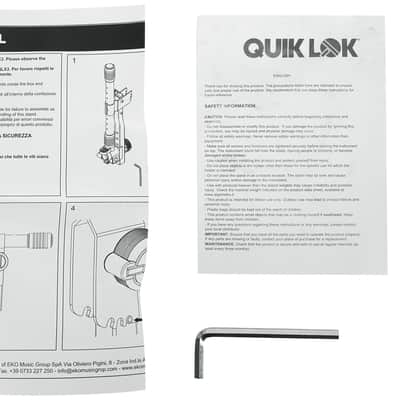 Quik Lok QLX-3 2nd Tier Add-On for Keyboard X Stand w/30mm Steel Tubing - Black image 9