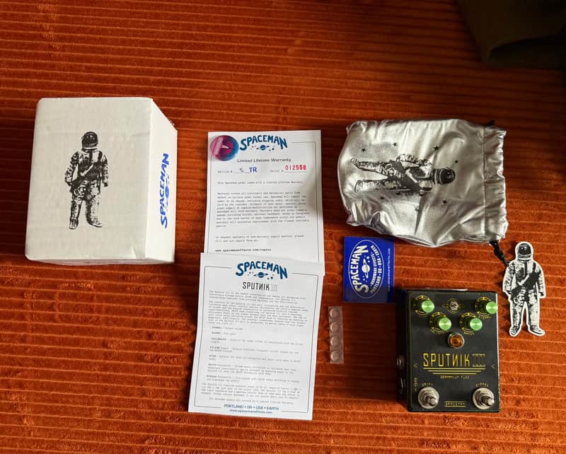 Spaceman Sputnik III Germanium Fuzz 2021 - Green Sparkle