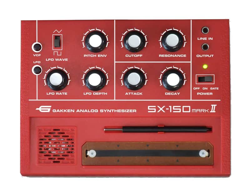 Gakken SX-150 Mark II Analog Synthesizer "Red" image 1