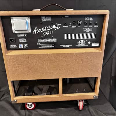 Fender Acoustasonic SFX II 2-Channel 2 x 80-Watt 1x6" / 1x8" Acoustic Guitar Amp 2003 - 2011 - Brown image 5