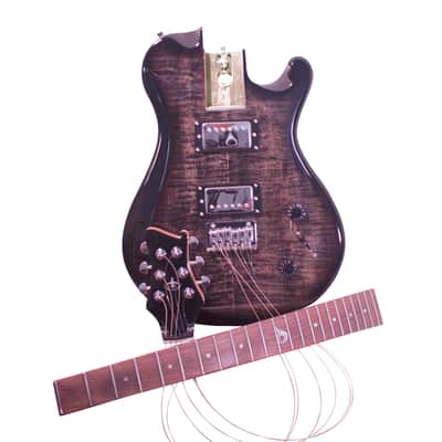 Journey Instruments OE990BK Overhead Electric 2023 - Black Collapsible Travel Guitar image 1