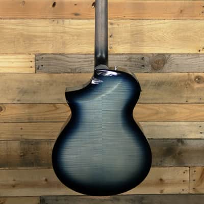 Ibanez AEWC400 Acoustic/Electric Guitar Indigo Blue Burst High Gloss image 5