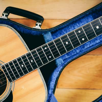 1981 K.Yairi YW-500P – Handcrafted in Japan | Solid Top | D-45 Style | Original Hard Case image 9