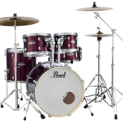 Pearl Export 5-pc. Drum Set w/830-Series Hardware Pack JET BLACK EXX705N/C31 image 4