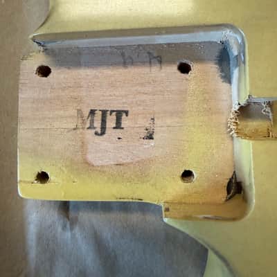 MJT Telecaster Body Lefty Relic Alder Nitro Butterscotch Light mjt6655 image 8