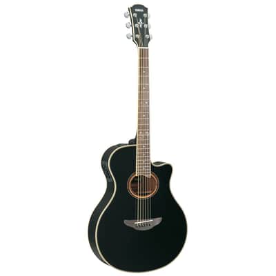 YAMAHA APX700 II BK BLACK CHITARRA ACUSTICA ELETTRIFICATA CUTAWAY NERA image 2