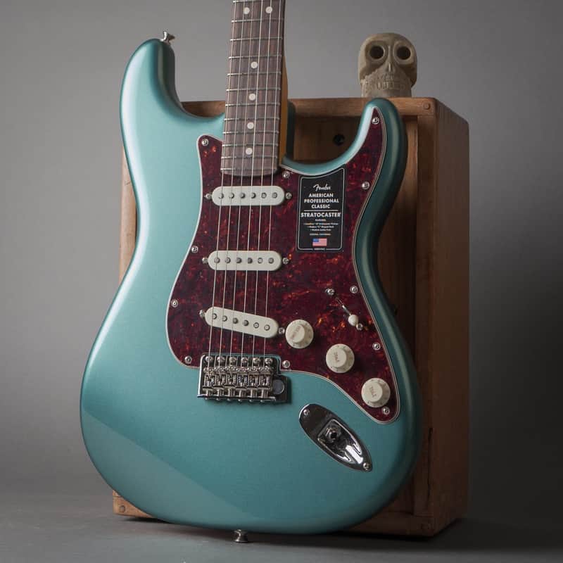 Fender American Professional Classic Stratocaster Faded Sherwood Green Metallic (new) image 1