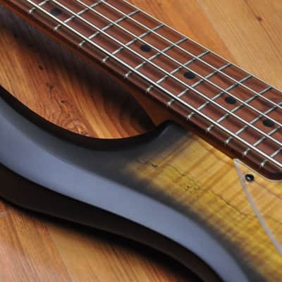 Sterling by Music Man Stingray 35HH - Natural Burl Satin image 9