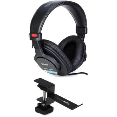 Sony MDR-7506 Closed-Back Professional Headphones with Holder and Extension image 2