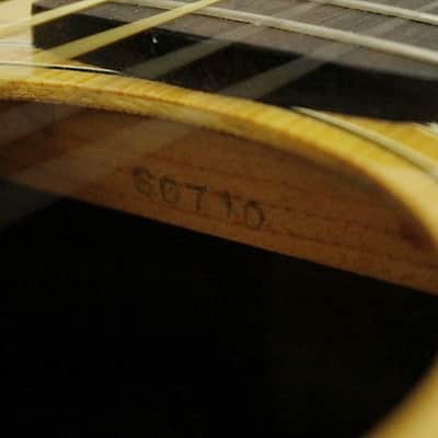 Vintage 1970's made Yamaha Acoustic Guitar FG-152 Orange Label Made in Japan image 10