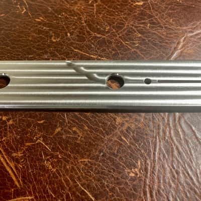 Van Dyke-Harms Machined Finish, Extra Thick Telecaster Neck and Control Plate Set w/screws 2025 - Machined Stainless Steel image 3