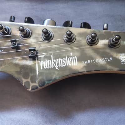 Stratocaster Style Electric Guitar, Custom Camouflage Paintjob 2010s Camouflage image 5