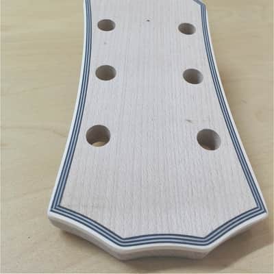 Haze  Electric Guitar DIY Kit,Solid Body w/Flame Maple Veneer E-238DIY SG image 12