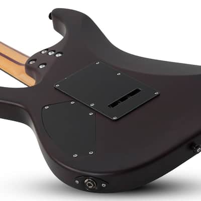 Schecter C-1 Exotic Ebony Electric Guitar - Natural Satin (3337) image 5