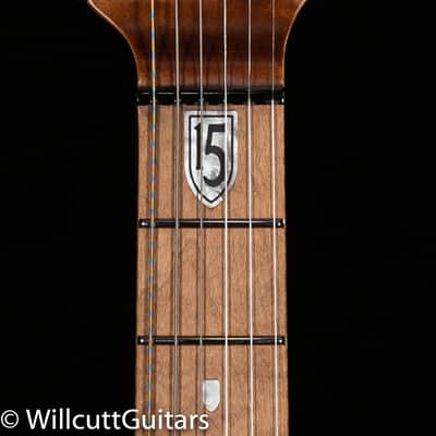 Ernie Ball Music Man JP15 6 Piezo Tiger Eye Quilt Top (293) image 5