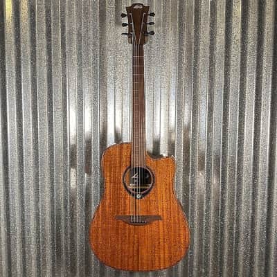 LAG Guitars T98DCE Natural Dreadnought Acoustic Electric Guitar #2194 image 2