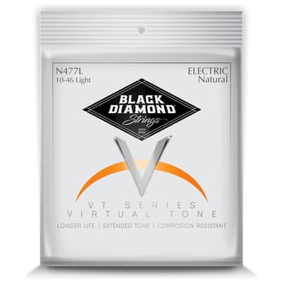 Black Diamond 400 Nickel Wound Premium Electric Guitar Strings - Light - 10-46 image 1