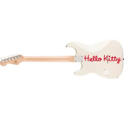 Squier Hello Kitty Stratocaster 2024 - White image 2