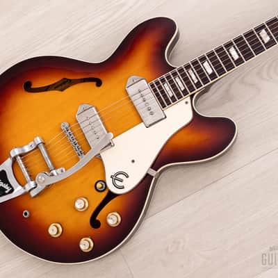 1995 Epiphone Casino-JL John Lennon Edition Pre-Elitist w/ Bigsby & Hangtag, Japan Terada image 1