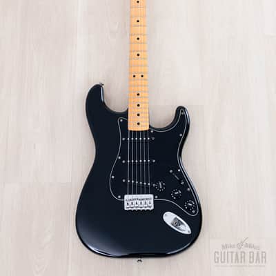 1979 Fender Stratocaster Hardtail Vintage Electric Guitar Black w/ Case image 2